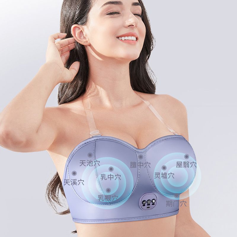 Electric breast massager